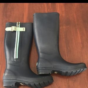 Lemon rain boots. Sz 9.